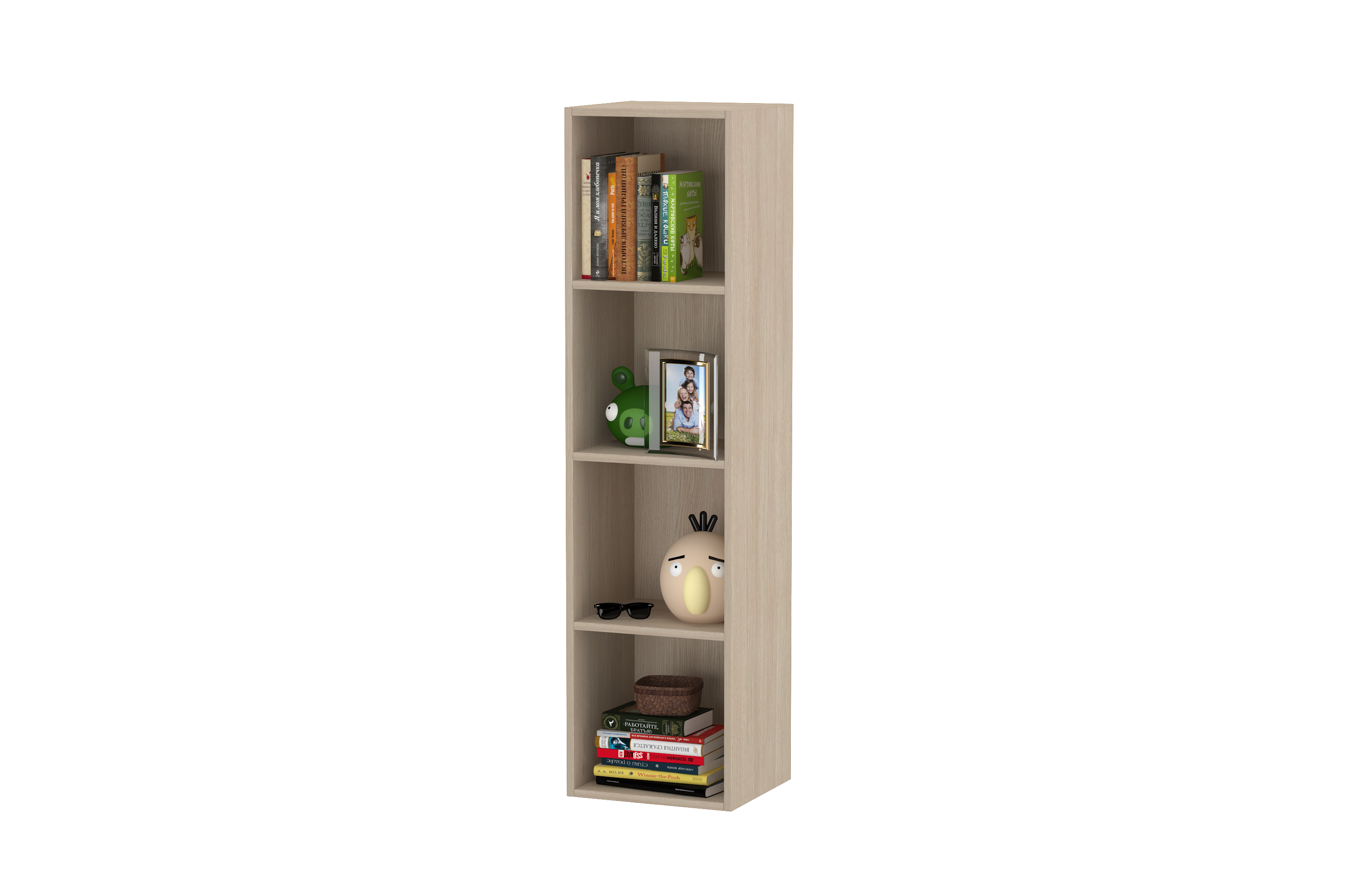 Montessori 4x1 Shelves In oak & Acacia Laminate