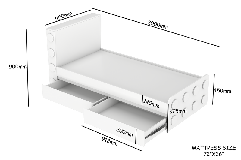 LEGO SINGLE BED_2