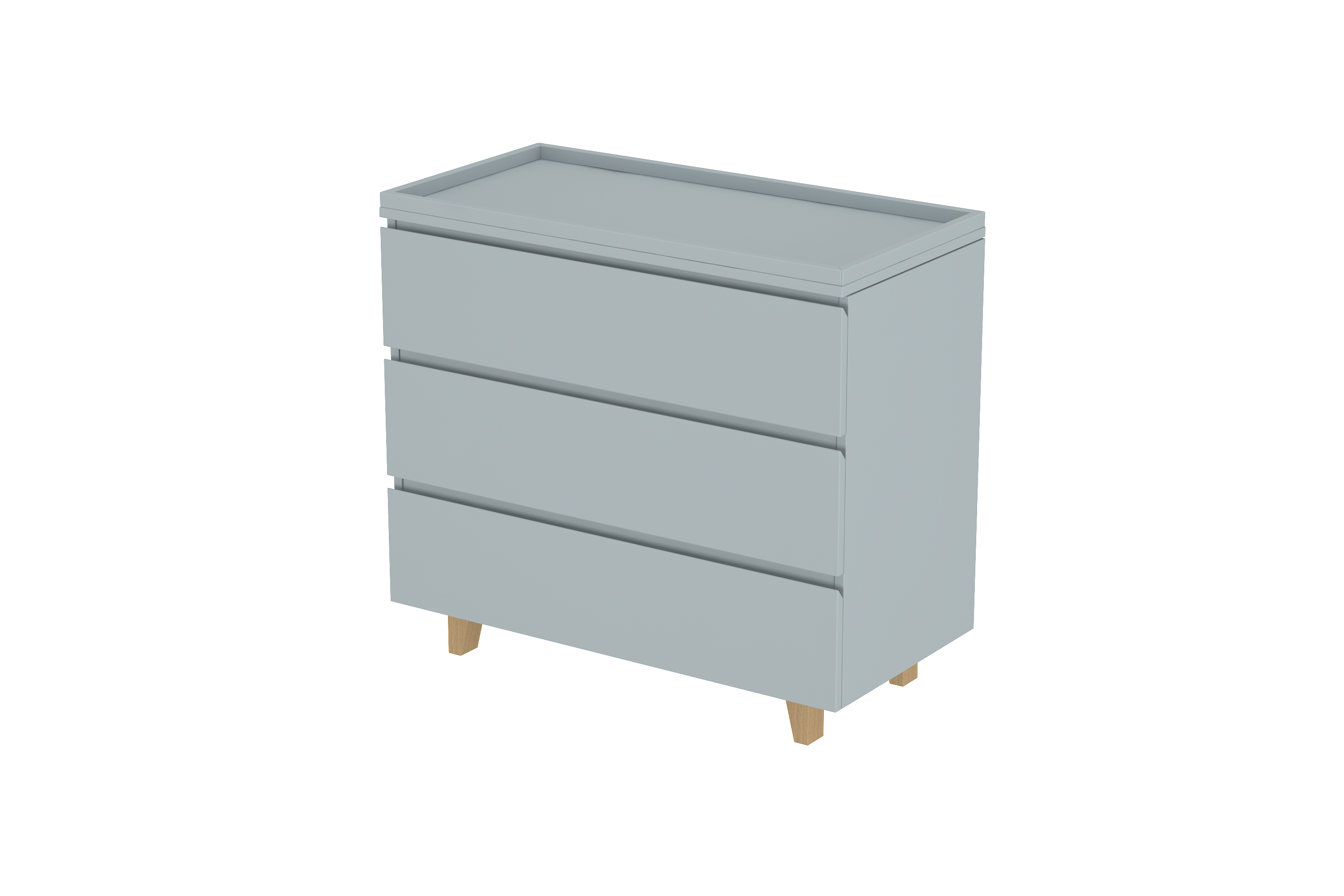 LittleBird Changing Station X1 in Grey with Groove Handle