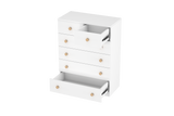 LittleBird Chest of Drawer S4 in White