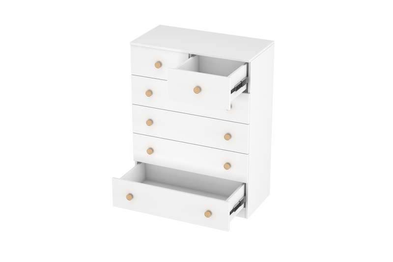 LittleBird Chest of Drawer S4 in White