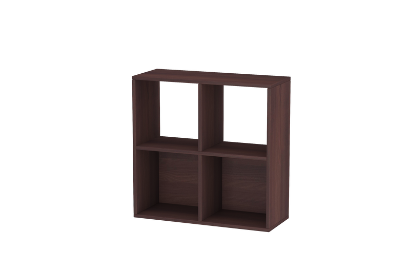 Montessori 2x2 Shelves In Oak & acacia laminate