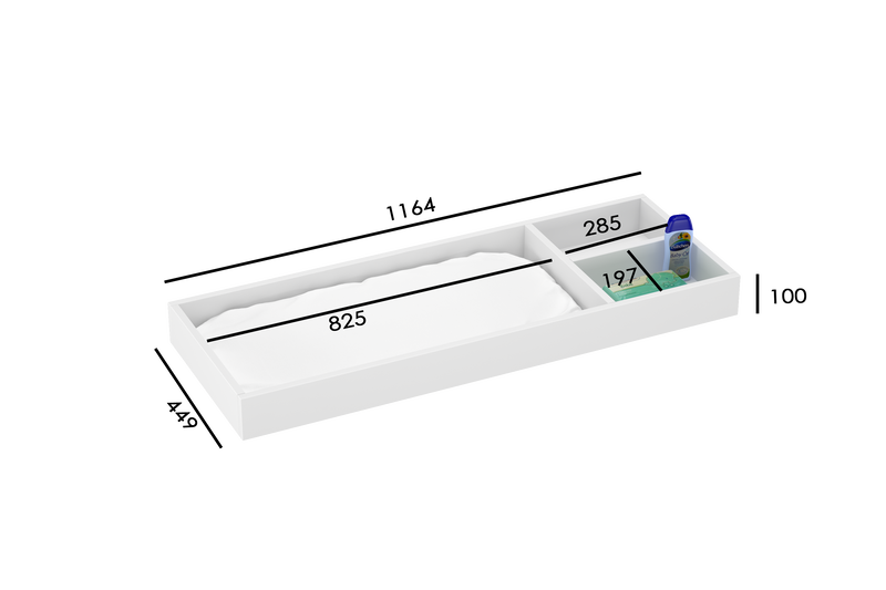 Removable Changing Tray Large