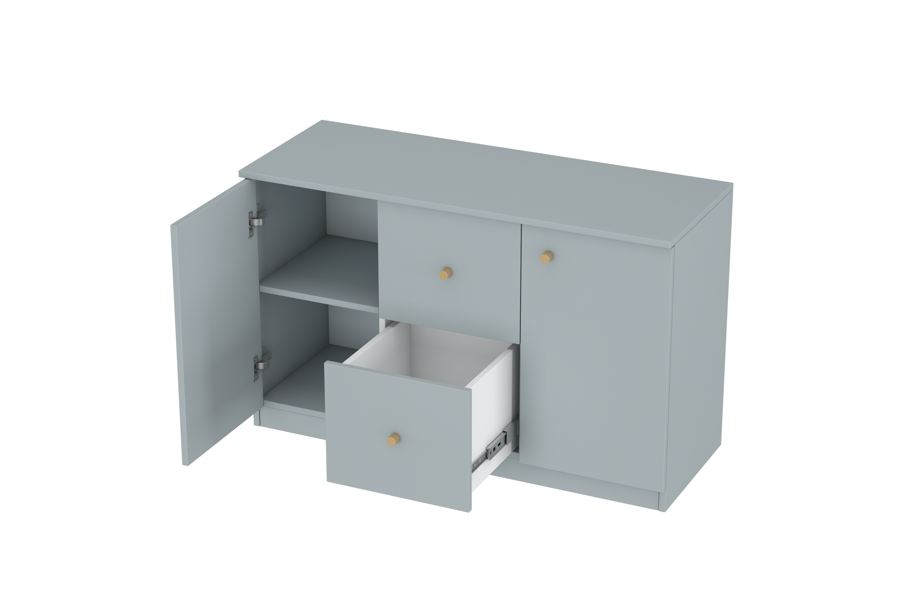 LittleBird Chest of Drawer S7 in Grey