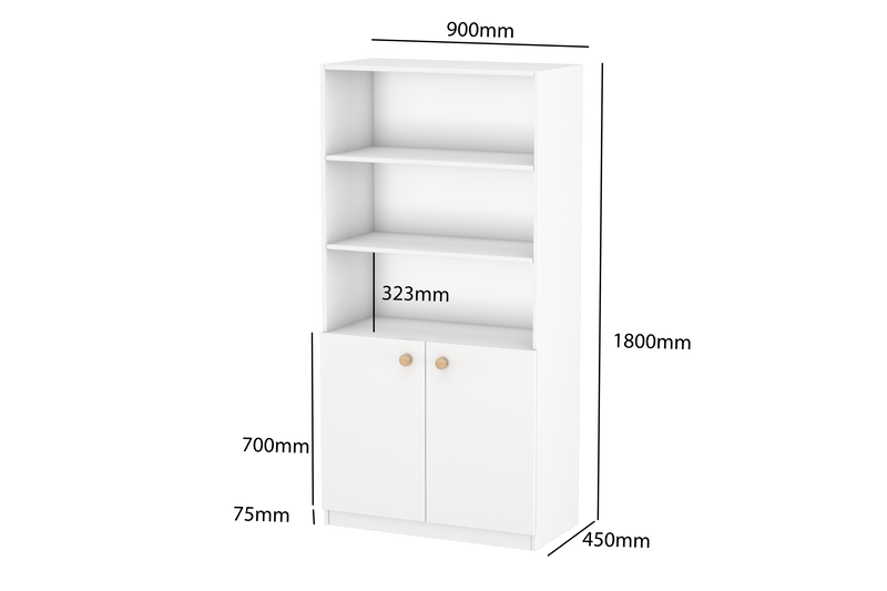 LittleBird Open Storage S1 in White