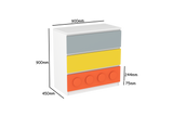 Lego Inspired Chest of Drawers D3