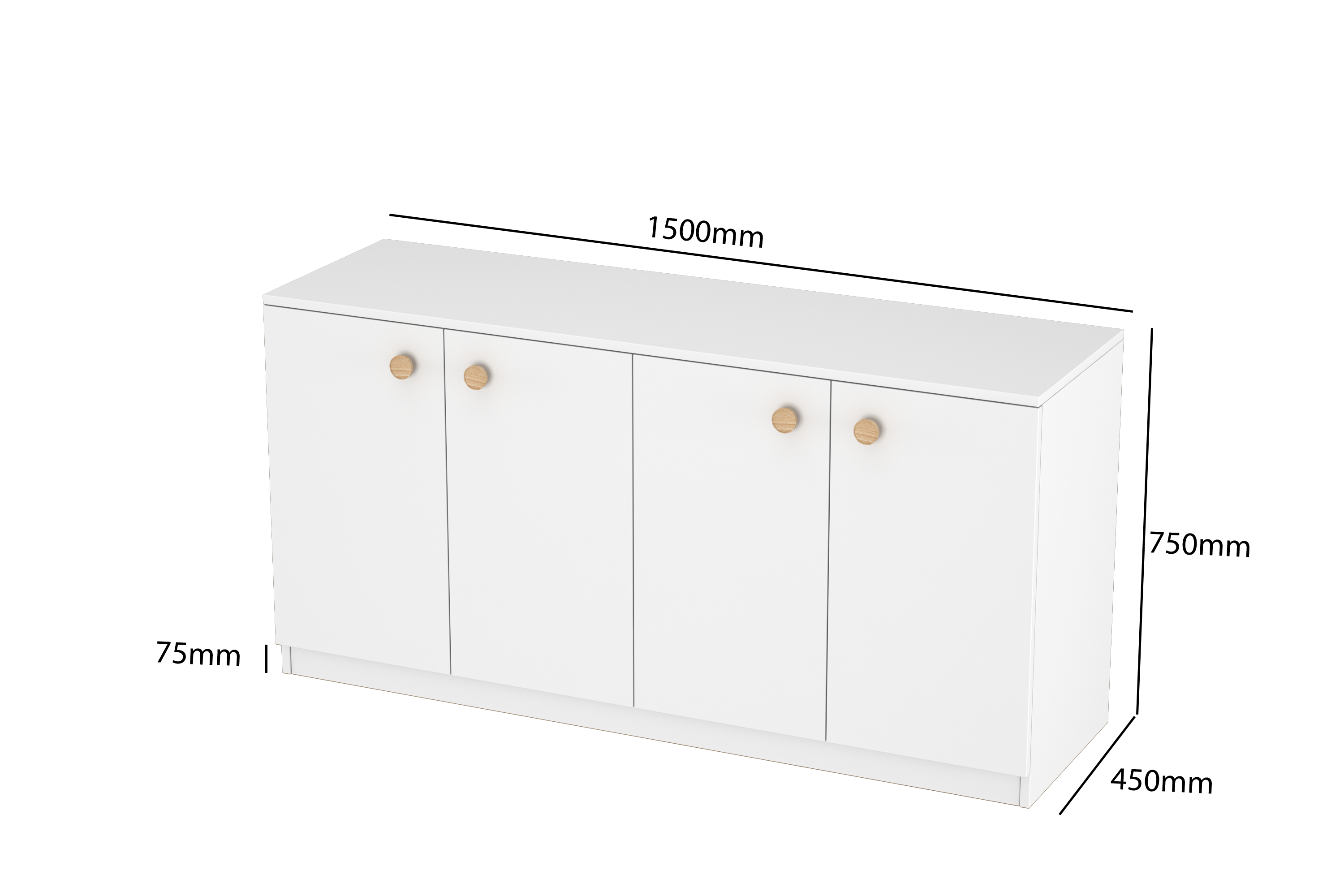 LittleBird Storage C1 in White
