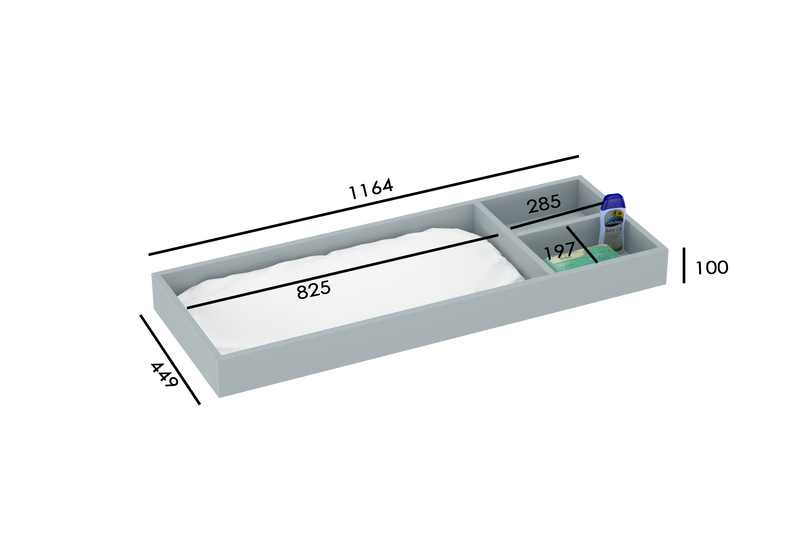 Removable Changing Tray Large