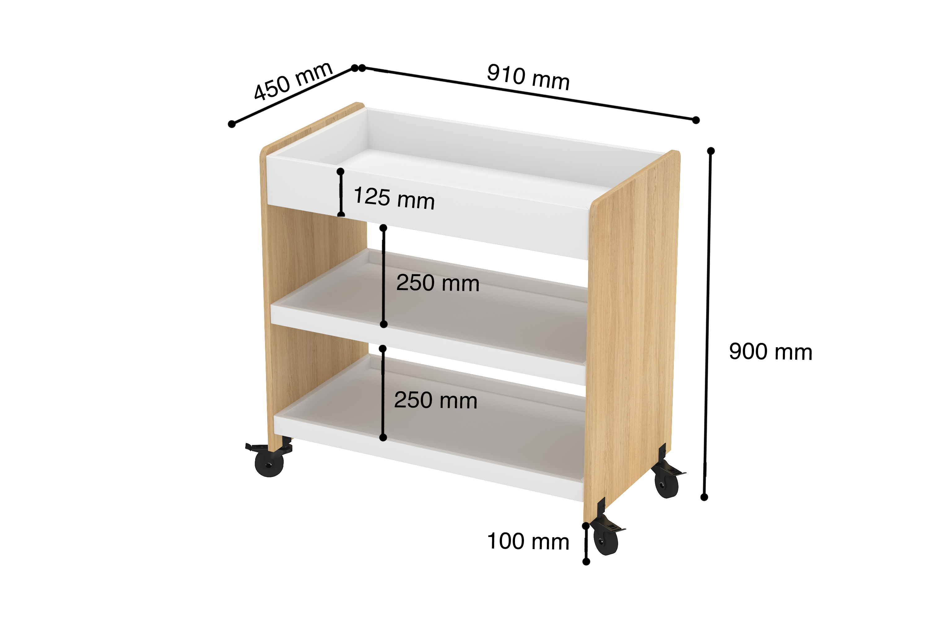 Derby Changing Trolley