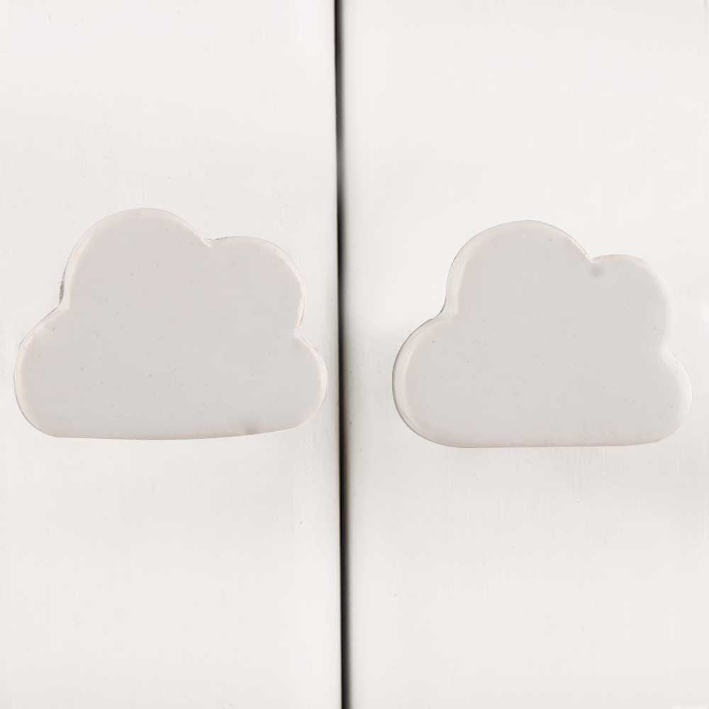Cloud Ceramic Knobs Set of 4