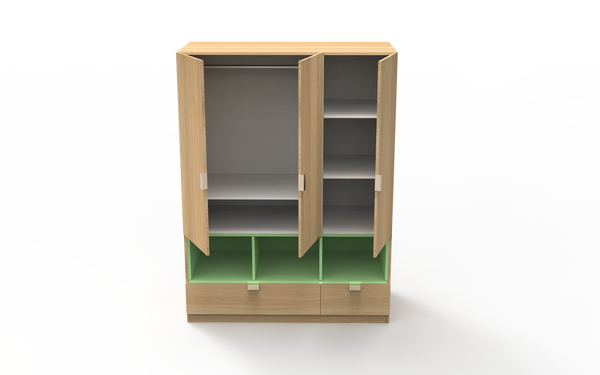 Oakmore 3 Door Wardrobes