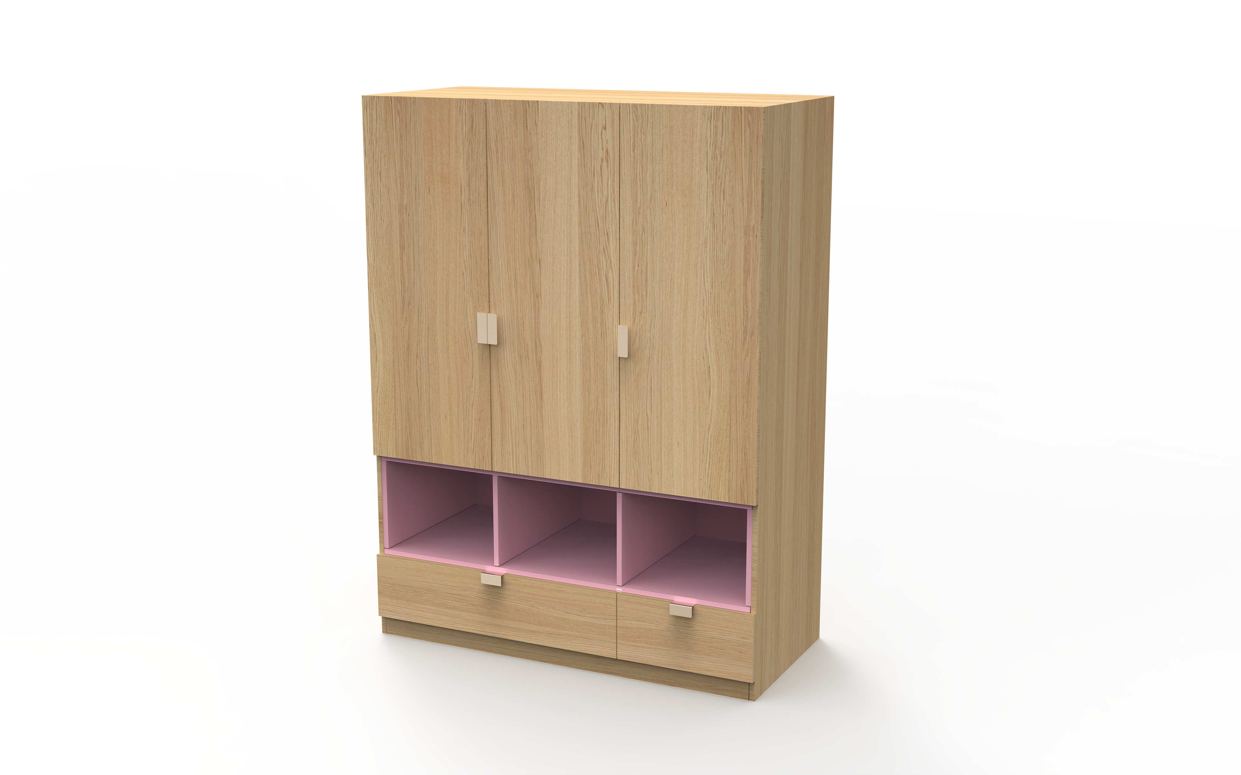 Oakmore 3 Door Wardrobes