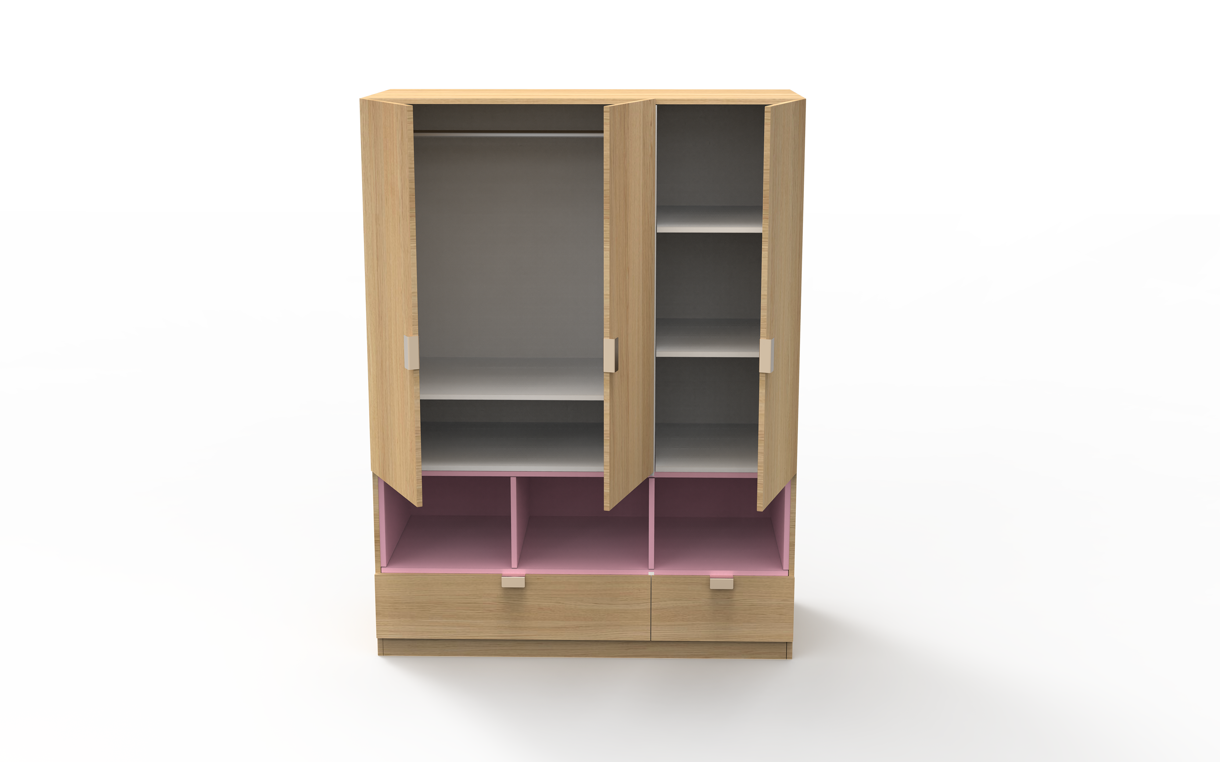 Oakmore 3 Door Wardrobes