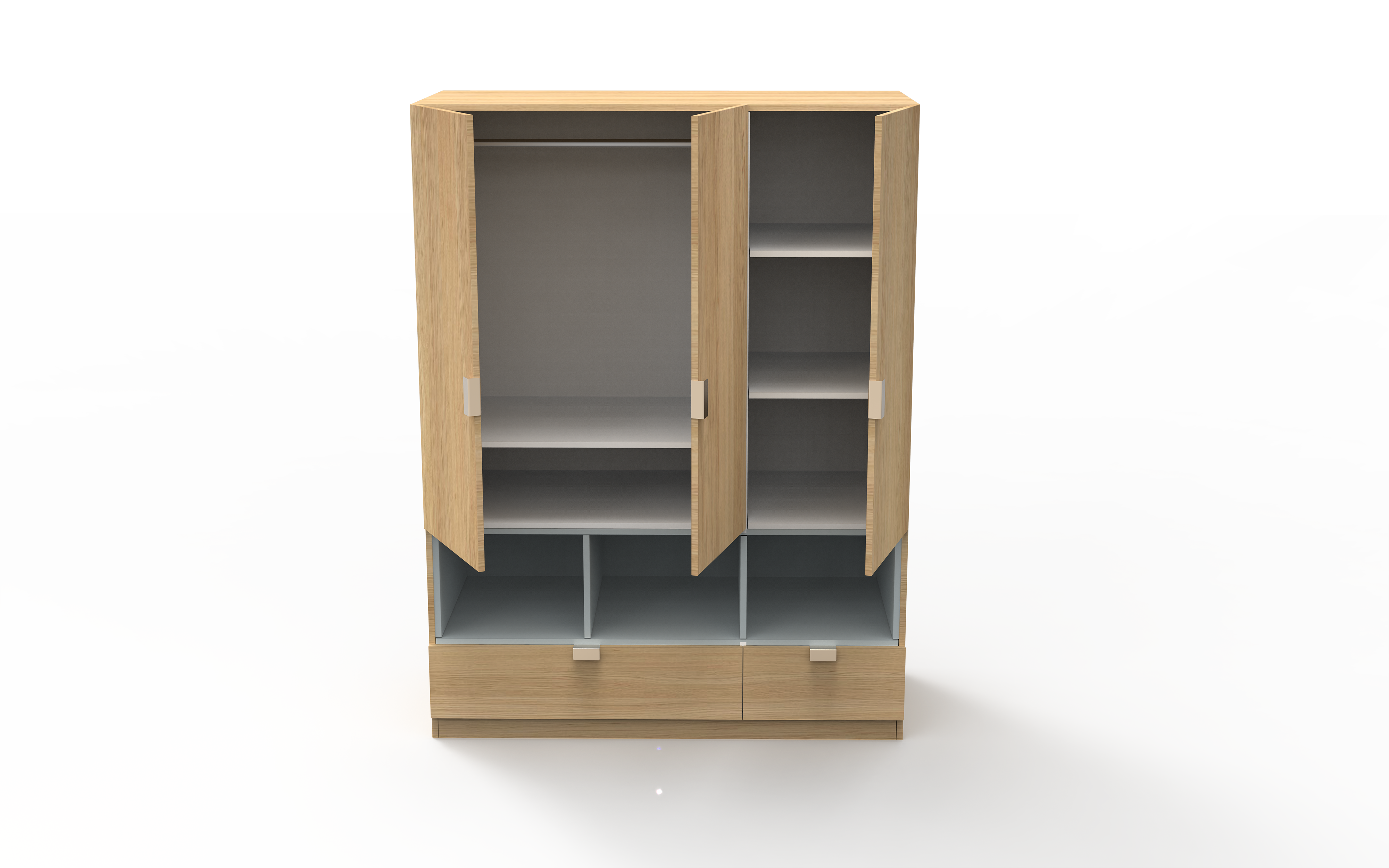 Oakmore 3 Door Wardrobes