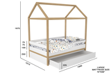 Hut Bed with Storage B3