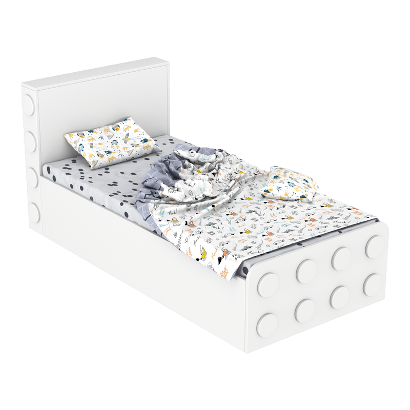 Lego Inspired Single Bed D1