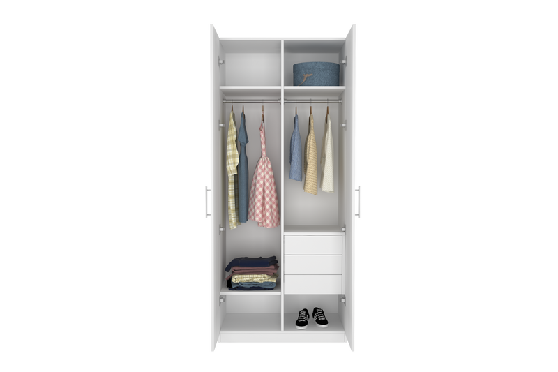 Elegant Two Door Wardrobe D3