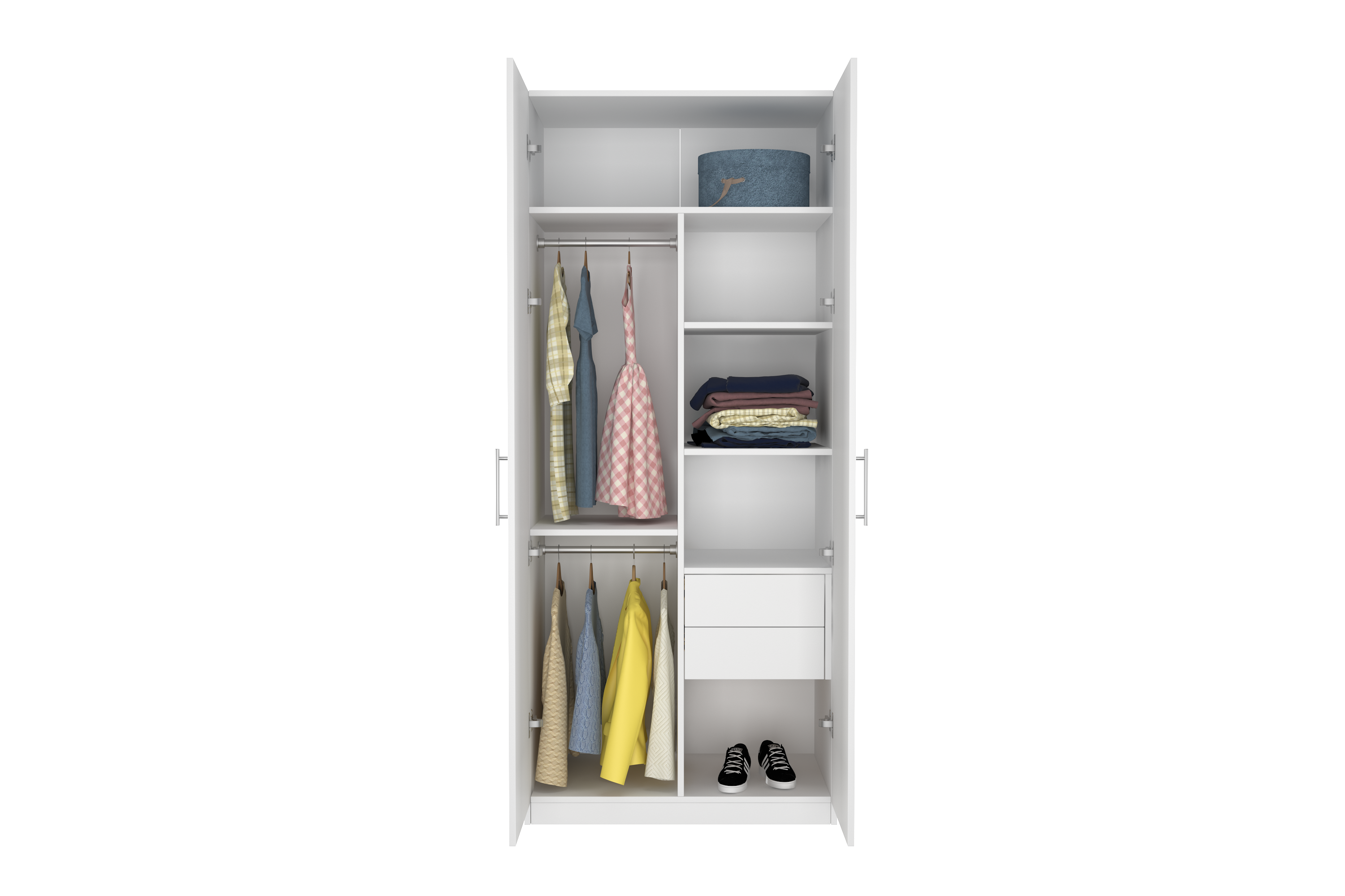 Elegant Two Door Wardrobe D5