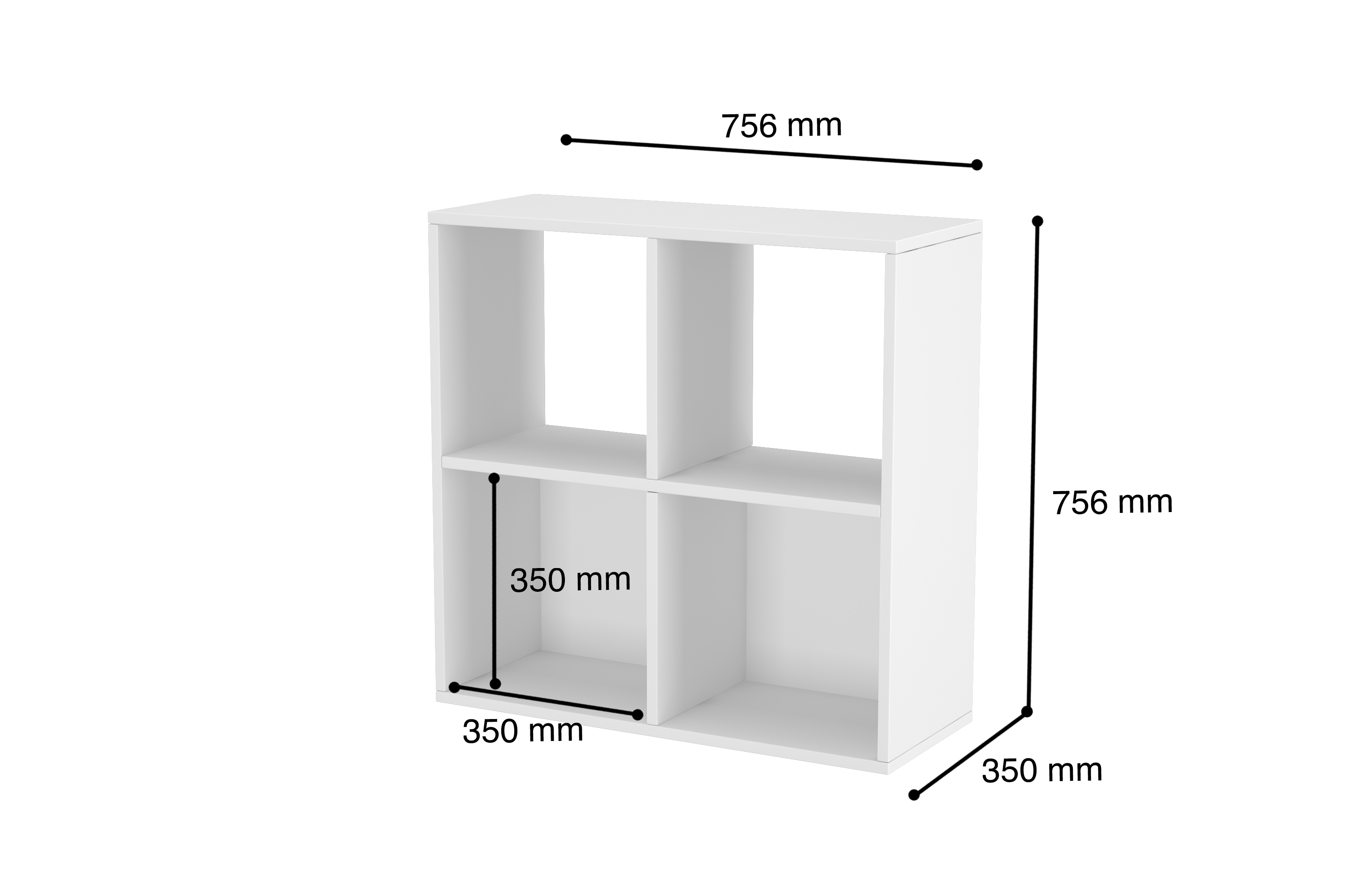 Montessori 2x2 Shelves