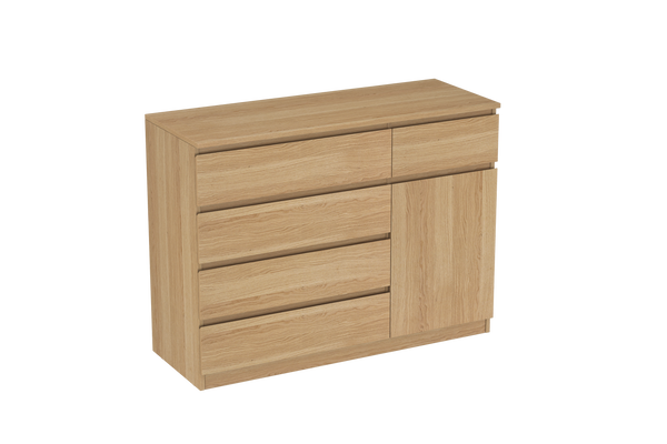 LittleBird Chest of Drawer S10 in Oak