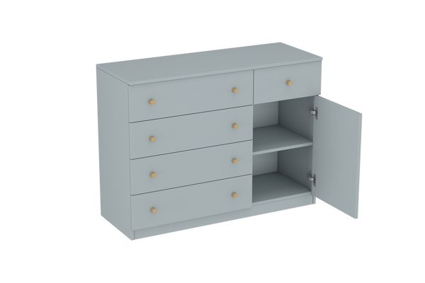 LittleBird Chest of Drawer S5 in Grey